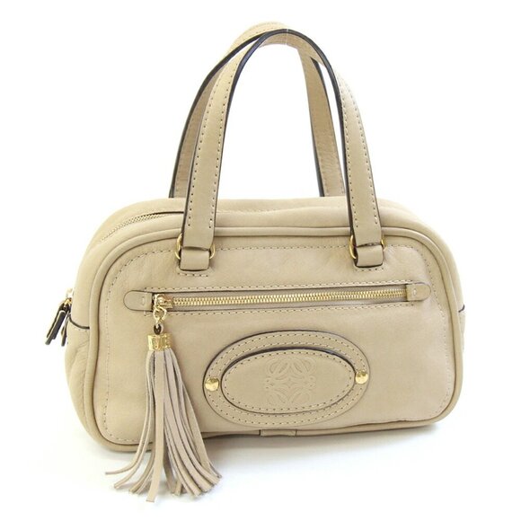 LOEWE Beige Leather Bag - Picture 1 of 10